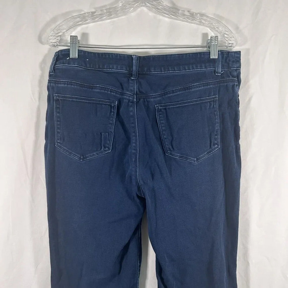 Chico's Jeggings Women's 6 Dark Wash Blue Pull On Stretchy Mid Rise Cotton - Picture 8 of 10